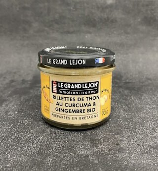 Rillettes de thon au curcuma et gingembre bio