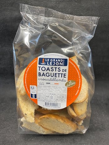 Toasts de baguette croustillants