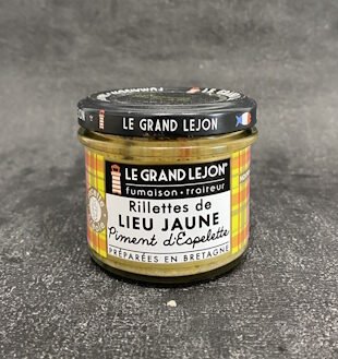 Rillettes de lieu jaune - piment d'Espelette